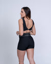 Top Fitness Basic Preto com compressão