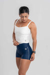 Top Fitness Power Corset Branco Neve