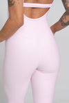 Macacão Fitness Compressão Balance Rosa Blush
