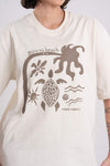 T-Shirt Oversized Beach Off White