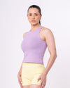 Blusa Fitness Casual Charlote Lavanda compressão