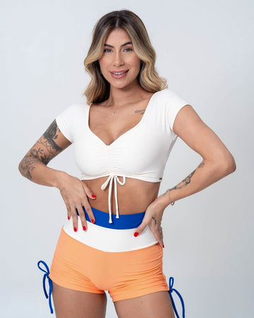 Top Carol Off White (leve defeito)