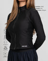 Jaqueta Fitness Esportiva Maré Maria Super Black