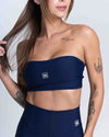 Top Fitness Tomara Que Caia Allure Azul Dark