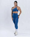Calça Legging Fitness Compressão Confort Azul Safira