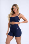 Top Fitness Flow Azul Dark