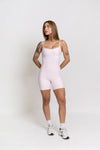 Macaquinho Fitness Compressão Balance Rosa Blush