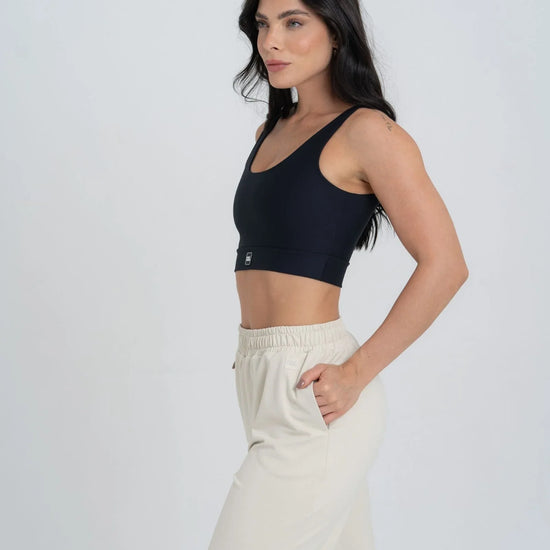 Top Match Fitness Preto - Maré Maria moda fitness