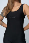 Macaquinho Fitness Compressão Basic Super Black