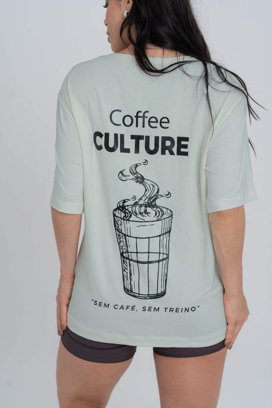 Blusão Fitness Oversized 'Coffee Culture' Verde Candy