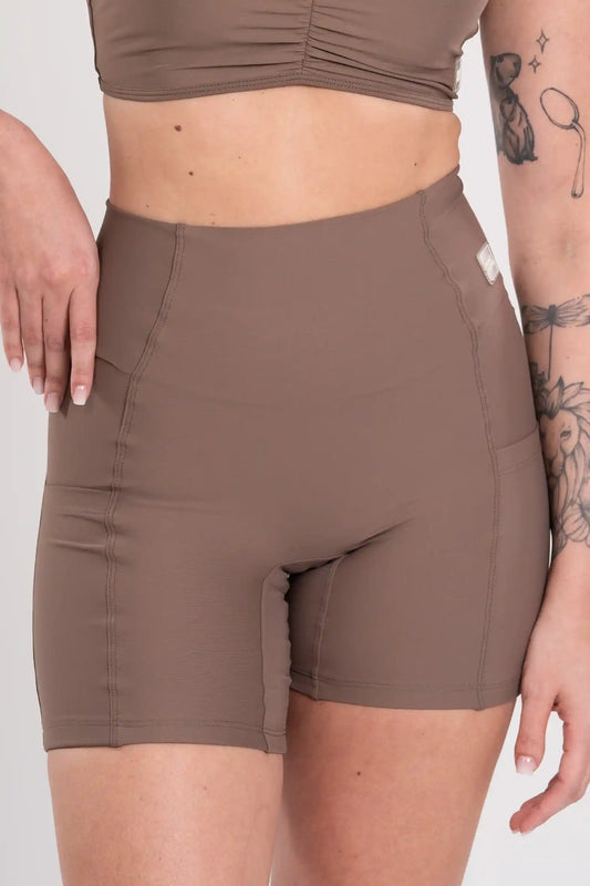 Short Fitness Compressão New Classic Capuccino