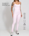 Macacão Fitness Compressão Balance Rosa Blush
