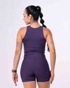 Blusa Fitness Casual Charlote Violeta compressão
