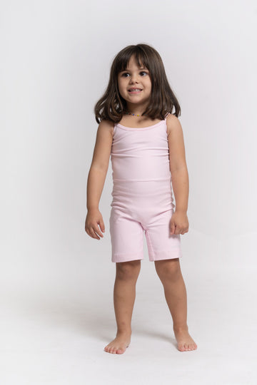 Macaquinho Infantil Balance Rosa Blush