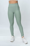 Calça Legging Fitness Linea Verde Sálvia Com Brisa