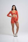 Short Fitness Compressão Slim Telha