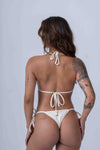 Top Cortininha de Lacinho Off White