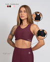 Top Fitness Corrida Com Bolso Rosa Blush