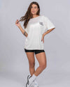 Blusão Fitness Oversized Growing And Glowing Off White