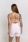 Macaquinho Fitness Compressão Balance Rosa Blush