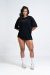 Blusão Fitness Oversized 'Olívia Maromba' Preto
