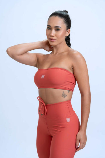 Top Fitness Tomara Que Caia Allure Páprica