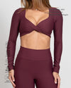 Top Fitness Manga Longa Infinity Ruby