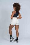 Short Fitness Move Off White empina bumbum