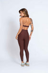 Legging Classic Chocolate Dark compressão s/empina