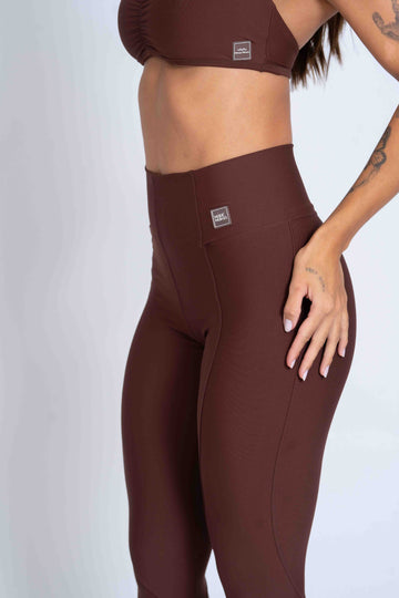 Legging Classic Chocolate Dark compressão s/empina