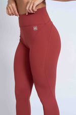 Calça Legging Essence Vermelho Carmin compressão