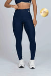 Calça Legging fitness Classic Azul Marinho compressão - Maré Maria moda fitness