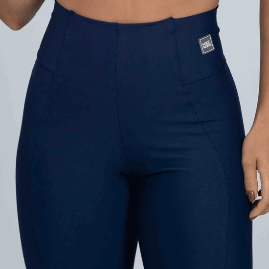 Calça Legging fitness Classic Azul Marinho compressão - Maré Maria moda fitness