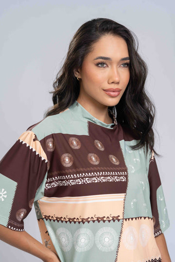 Blusão Oversized Estampa Roots