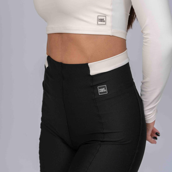 Top Fitness Classic Manga Longa Off White - Maré Maria moda fitness