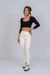 Top Fitness Classic Manga Longa Super Black