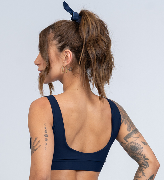 Top Fitness Open Azul Dark