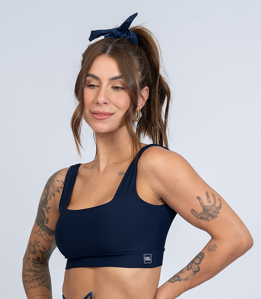 Top Fitness Open Azul Dark