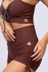 Short Fitness Compressão Smile Chocolate Dark