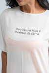 Blusão Oversized Meu cárdio hoje é levantar da cama