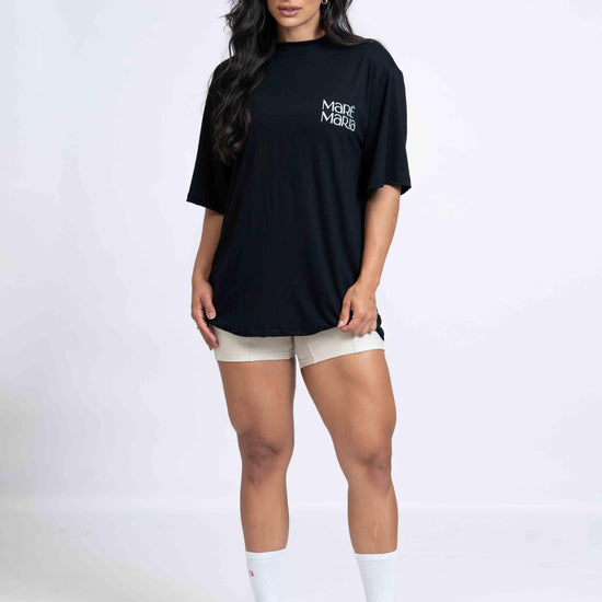 Blusão Oversized "Ai de mim se não fosse eu" com gola - Maré Maria moda fitness