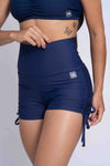 Short fitness Smile Azul Marinho Empina Bumbum