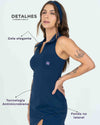Vestido Fitness Match Point Azul Marinho
