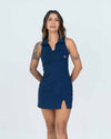 Vestido Fitness Match Point Azul Marinho