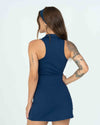 Vestido Fitness Match Point Azul Marinho
