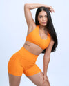 Top Fitness Nala Tangerina Frente Unica
