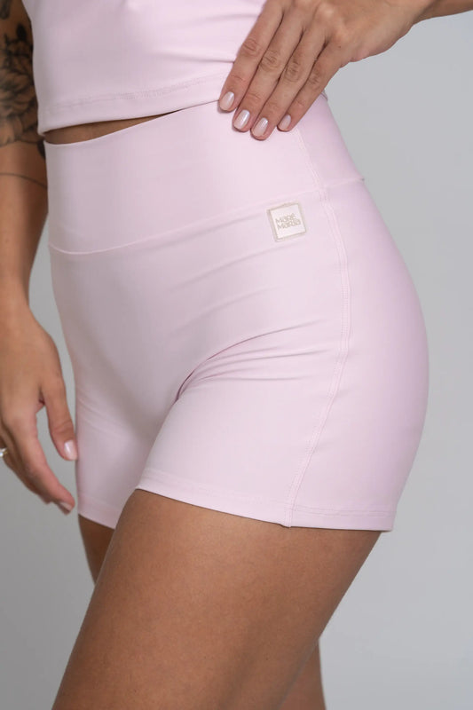 Short Fitness Compressão Confort Rosa Blush