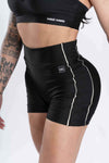 Short Fitness Active Super Black Com Creme
