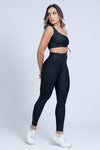Calça Legging Classic Preta Feminina | Com Compressão, Zero Transparência e Cós Alto