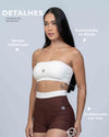 Top Faixa tomara que caia Allure Off White